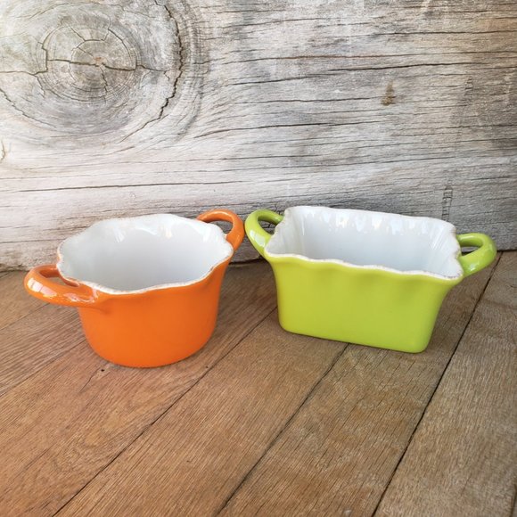 Ceramic Ramekins - 2" Deep. Set of 2. NWT - Picture 1 of 6